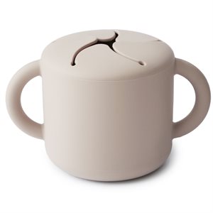 Mushie Snack Cup - Ivory